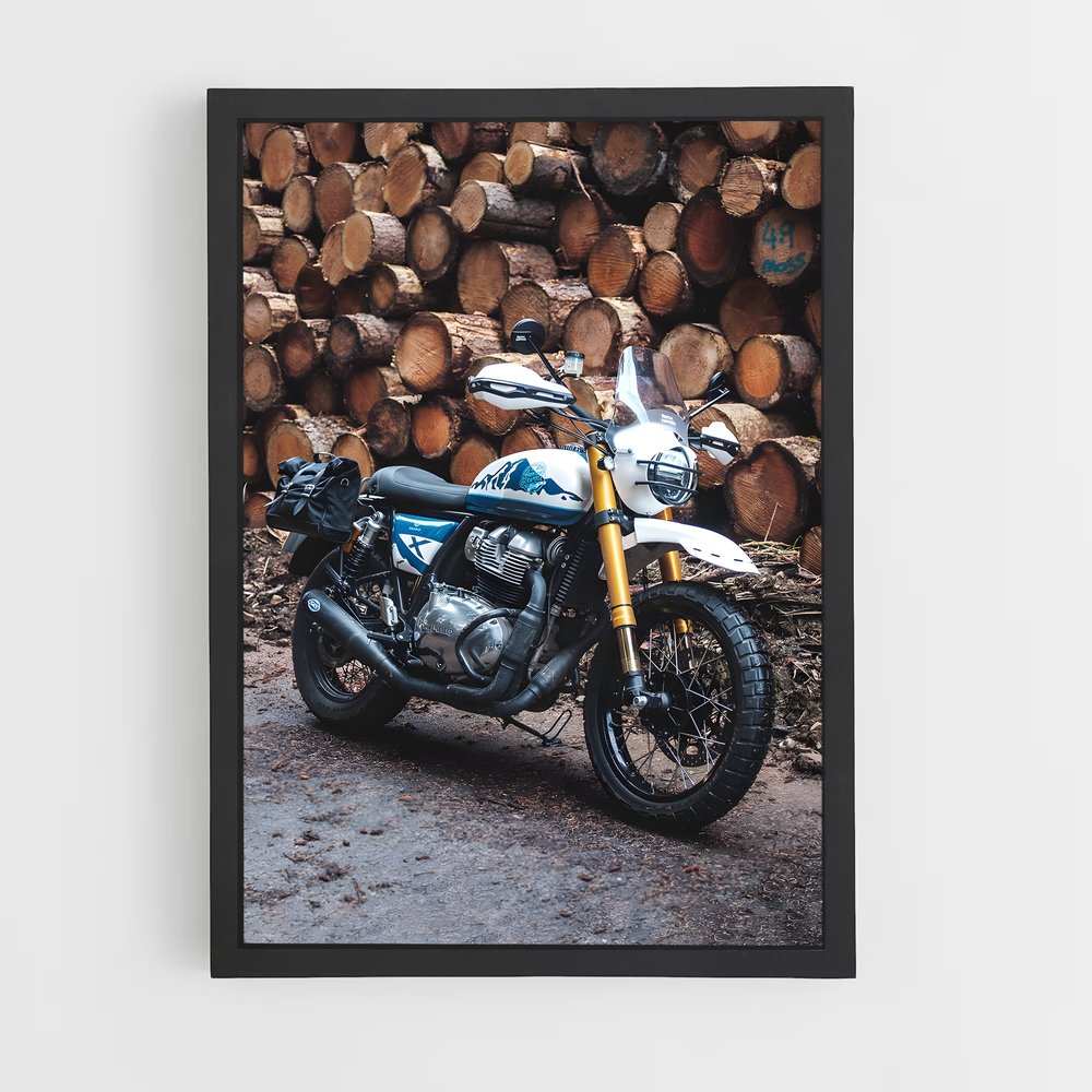 Poster Riders of the Timber – affiche Royal Enfield (vue 2)